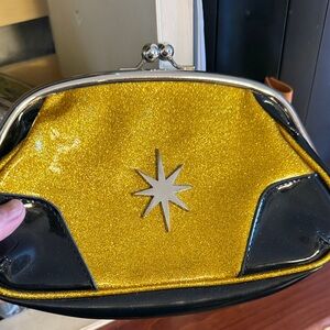Gold and Black Women's Clutch